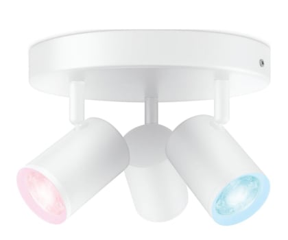 Inteligentna lampa WiZ IMAGEO WiZ Spots 3x5W W 22-65K RGB RD